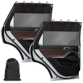 Kiiwah Kiiwah 2 Stck Sonnenschutz Auto Seitenscheibe Baby, Autofenster Sonnenschutz Auto Magnetisch mit UV Schutz, Sonnenblende Auto fr Kinder Zurck Autoscheiben Vorhang