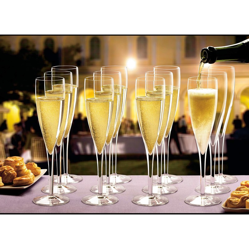 Luigi Bormioli Styles 6 oz Sparkling Wine Glasses (Set Of