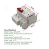 10A 2P SPD Residual Current Circuit Breaker with Overload Overvoltage