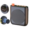 Wireless Voice Amplifier with Wireless Lavalier Microphone,Portable Speaker Megaphone with