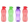 4 X Tupperware Eco Safe Water Bottle 500 ml Assorted
