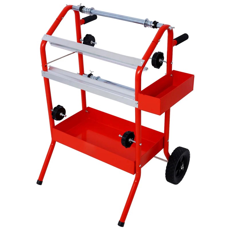 Mobile Multi Roll Masking Paper Machine With Storage Trays For