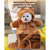Layheld Cat Puppy Costume Plush Outing Backpack Cute Bear Bee