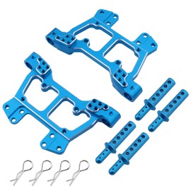 Hobbypark 188822 Aluminum Shock Tower Front / Rear With Body Post 188837 Clips Pins 188022 For 1/10 Redcat Volcano EPX / Pro Upgrade Parts Monster Truck HSP BRONTOSAURUS