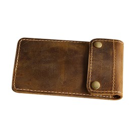 Healeved Vintage Watch Storage Pouch Portable Watch Bag in Leather for Men Women