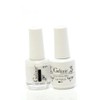 Gelixir matching color gel & nail lacquer Snow White -090