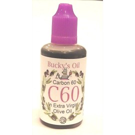 Bucky's Oil Carbon 60 Olive Oil 50ml - 41mg C60 99.95% - Bucky's Buckminsterfullerene Oil