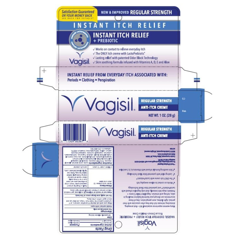 Vagisil Regular Strength Anti- Itch Creme 1 Ounce (29ml) (3