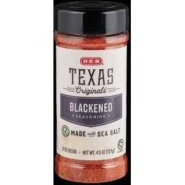 Texas Originals Blackened Seasoning 4.5oz   3 Pack Bundle.