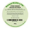 Natural Health 4 Life Stem Ginger Pieces in Syrup 500
