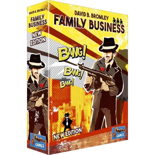 Lookout Games Family Business Card Game - Eliminate Opponents and Rule The City! Fast-Paced Mafia Themed Strategy Game for Kids and Adults, Ages 8+, 2-6 Players, 30 Minute Playtime, Made