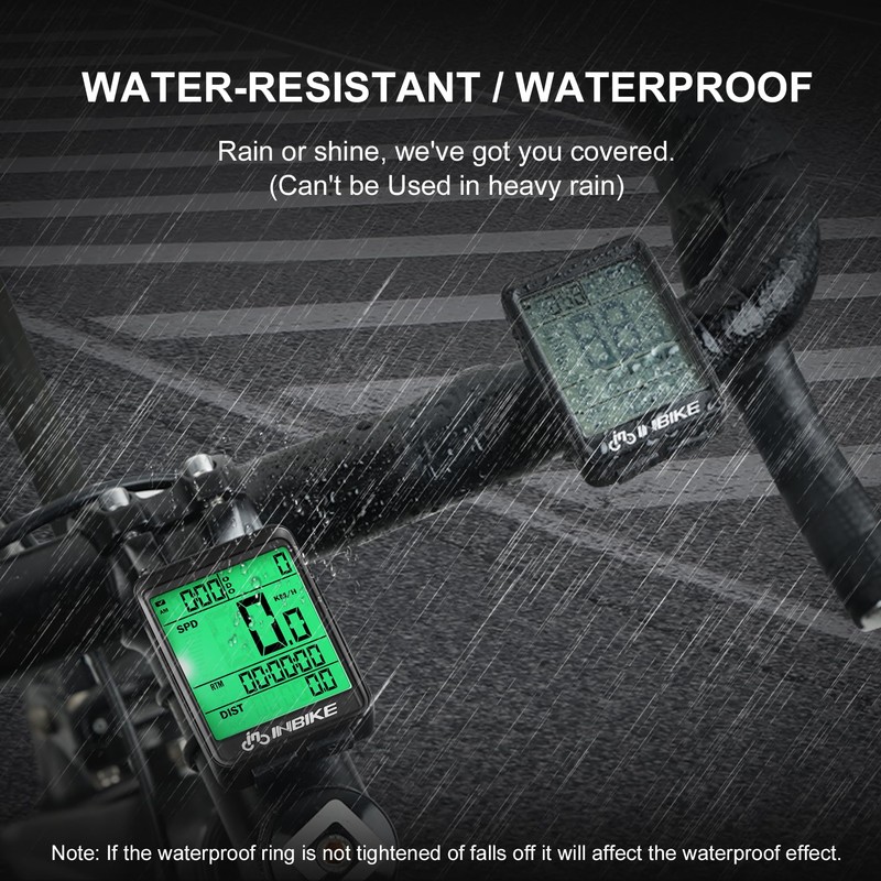 INBIKE Bike Computer Wireless Speed Sensor Bicycle Accessories Cycling GN_1