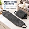 Nylon Back Scrubber for Shower – 2-Piece Long Exfoliating Bath