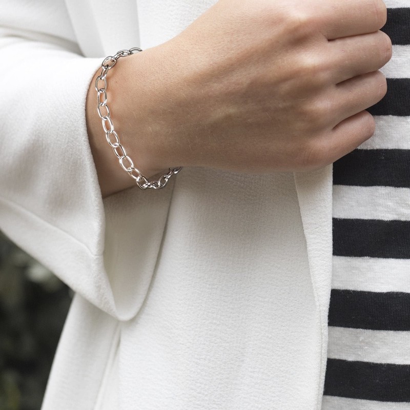 Hot Diamonds Classic Silver Charm Bracelet