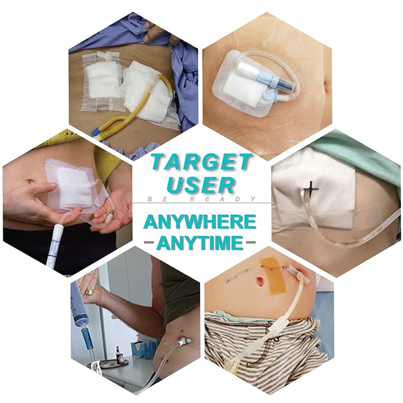 Peritoneal Dialysis Shower Pouch Waterproof Shield PD Catheter Port Protector