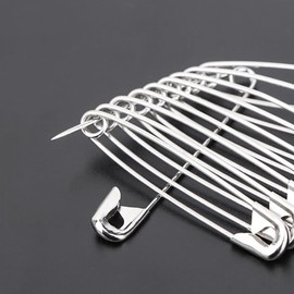 1000 spille da balia in metallo da 38 mm, per abbigliamento, cucito, piccole spille da balia per trapuntatura, creazione di gioielli, spille decorative per fai da te