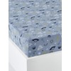 VERTBAUDET Fitted Sheet for Children, Cosmos Blue, 90 x 140