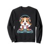 Dj Hamster On Decks Spinning Fun Beats Sweatshirt