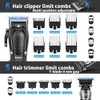 KEMEI Professional Hair Clippers for Men, Cordless Barber Clipper Beard