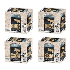 Moose Munch Single Serve Coffee by Harry & David, 4/18 ct boxes (72 Count) (Maple Vanilla) Medium Roast