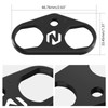 NICECNC Black Tappet Cuffs Tappet Guide Aluminum Tappet Stabilizer Cuffs