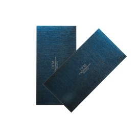 DFM Tool Works Blue Cabinet Scraper Rectangle Set -MADE IN USA- (2, 0.032" x 3" x 6")