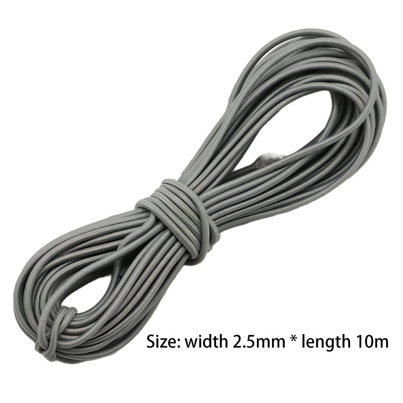 Leliafleury 10 Meter Light Grey Elastic Cord 2.5mm Elastic String