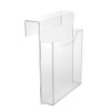 Source One Deluxe Clear Acrylic Cubicle Sign Holder, Name Plates,