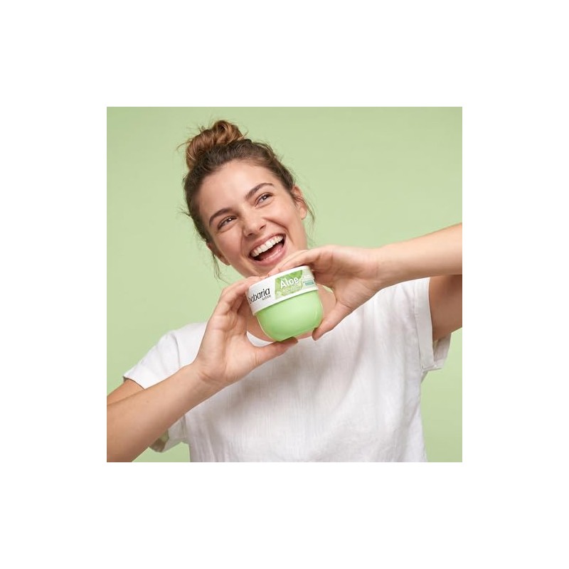 Babaria Crema Corporal Aloe para Pieles Sensibles, 400 ml