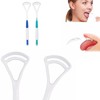 Glamified - Tongue Scraper Tongue Brush 2 Color Pack, 2