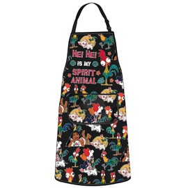 WZMPA Hei Hei Chicken Apron Hei Hei Rooster Gift Hei Hei Is My Spirit Animal Adjustable Apron With Pockets Hei Hei Merch, Hei Hei Spirit Ap, Medium