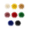 Cunno 8 Pcs Feather Flower Brooch Pins, Lapel Brooch for