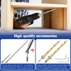 BLEKOO Upgraded Pocket Hole Jig Tool Kit, Pocket Hole Drill