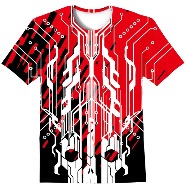 LAIDIPAS Kids Tees Cool T-Shirts for Boys Girls Unisex 3D