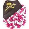 SweetGourmet Licorice Pastels, Pink and White Candy Coated Licorice Bites