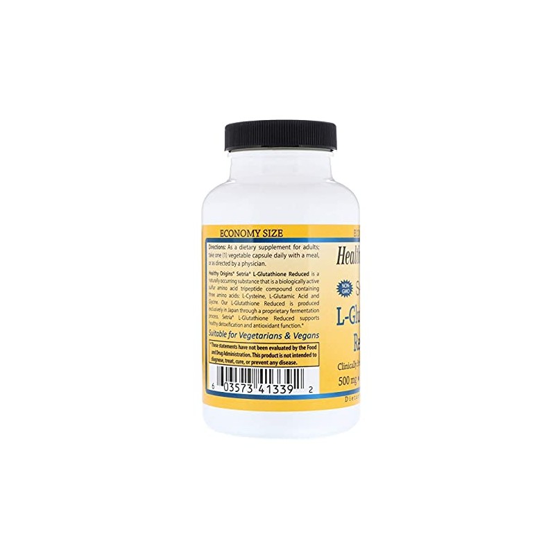 Healthy Origins Setria L-Glutatión Reducido - 500 mg - 150