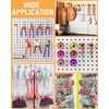 INCLY 120 Pack Black Pegboard Hooks, 4/6/8 Inch Peg Board