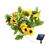Sothuba Solar Sunflower String Lights Outdoor Waterproof, 16FT 50LED Artificial