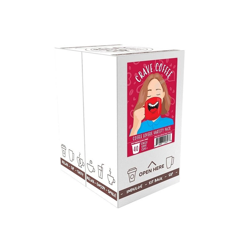 Crave Beverages Coffee Lovers - Flavored and Non Flavored Coffee
