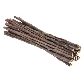 PATIKIL 36 Pcs 30cm Wood Log Sticks, 0.2-0.5 inch in Diameter Natural Wood Craft Sticks, Dried Wood Sticks Wooden Branches for DIY Crafts Accessory Decor Photo Props, Brown