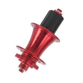 rningo MTB Bike Hubs 32H/36Holes Disc Brake, Rear Hub HG for 8/9/10/11/12 Speed ，Sustain Quick Release Switch Thru Axle and Fit for Road Bike Hub (Red, 36H)