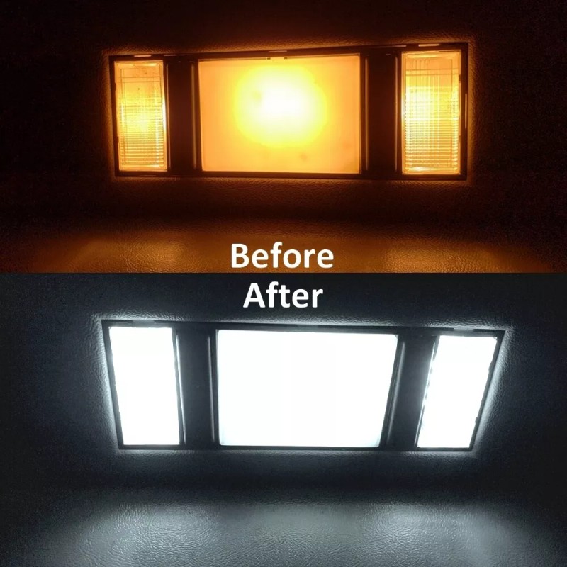 Fyre Flys 1 Dome 2 Map white LED Interior lights