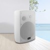 Pyle 6.5 Inch Wall Mount Waterproof Speaker System for Indoor