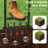 FIMXSD Manual Lawn Aerator Tool, Heavy Duty Detachable Iron Grass