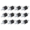 sourcing map Pack of 12 M6 x 18 mm Rubber