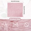 Babenest 24Pack Dusty Pink Cheesecloth Napkins, 19.7x17.7 Inches Cloth Cotton