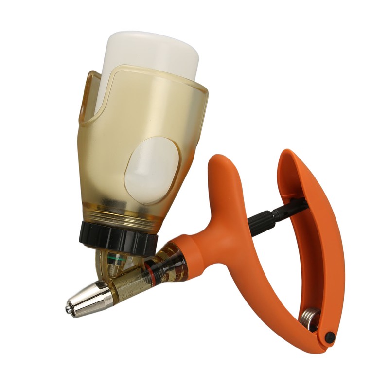 Livestock Syringe Plastic Precise Adjustable Continuous Syringe for Cattle Goat