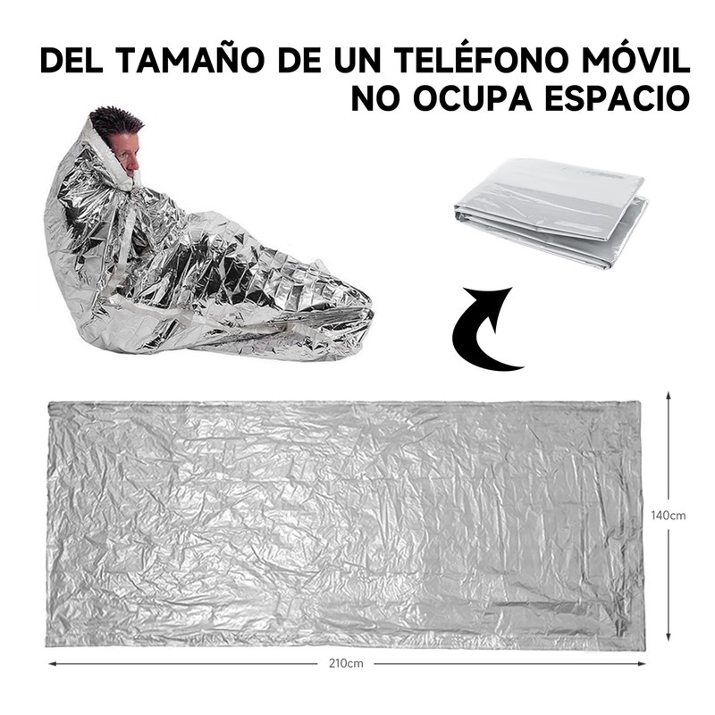 POGEPE Manta Térmica para Supervivencia Al Aire Libre es Resistente