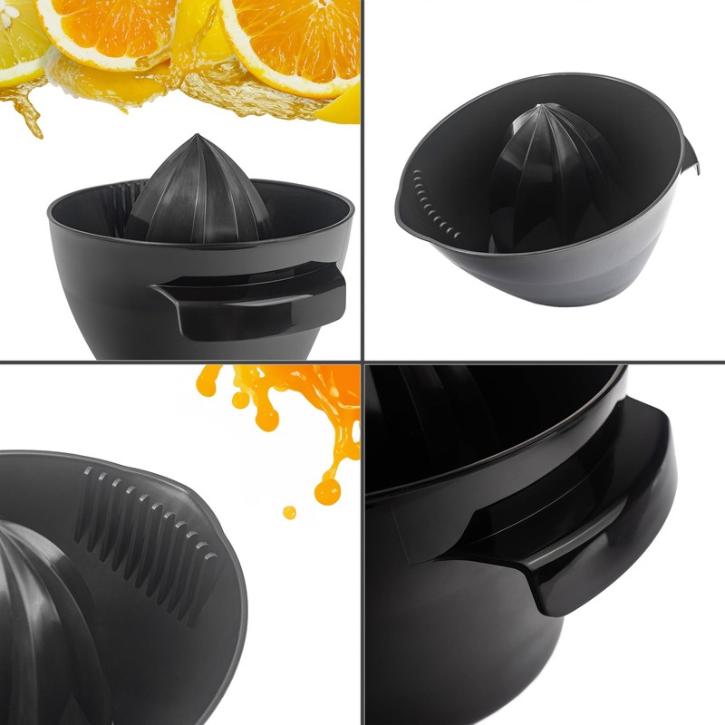 KADAX Manual Plastic Lemon Squeezer, Fruit Juicer, Heavy Duty Orange
