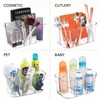mDesign Plastic Cutlery Storage Organizer Caddy Bin Tote with Handle